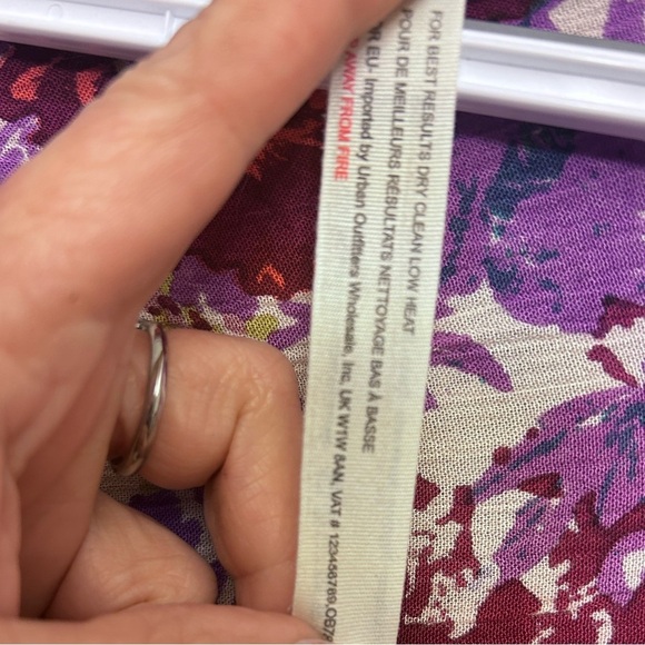 Free People bali Wrapped in Blooms Tassel Trim Wrap kimono #14 - Picture 7 of 9